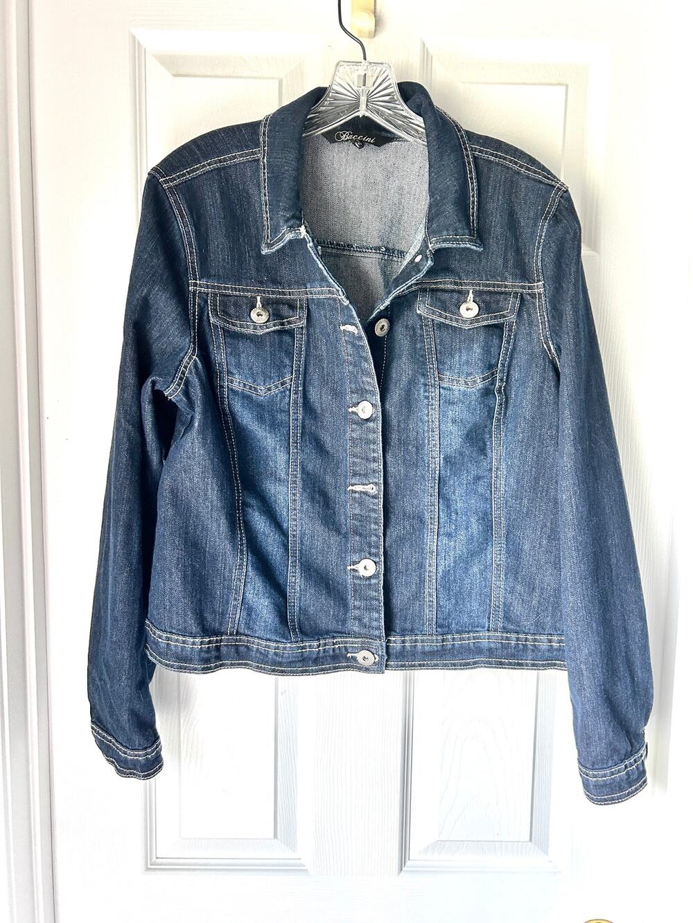 Baccini Jean Jacket Dark Wash
